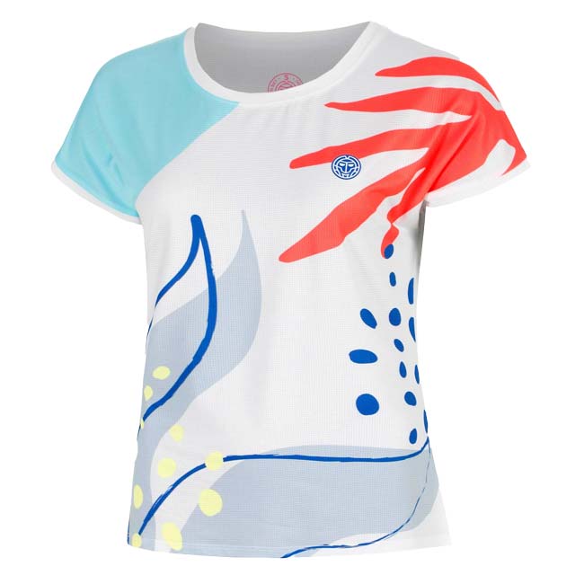 2026 FS レディース ヘイラグーナ 全豪OPEN ゲームシャツ BB110008-1001 WH×マルチカラー