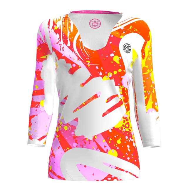 【SALE】2024 SP レディース WILD ARTS ワイルドアーツ Vネック 長袖Tシャツ W1330003-WHMX