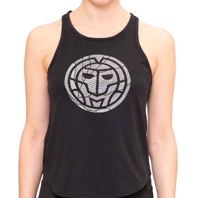 【SALE】2023 FA レディース PROTECTED LEAFS チル タンクトップ W1580011-BKWH ブラック×ホワイト