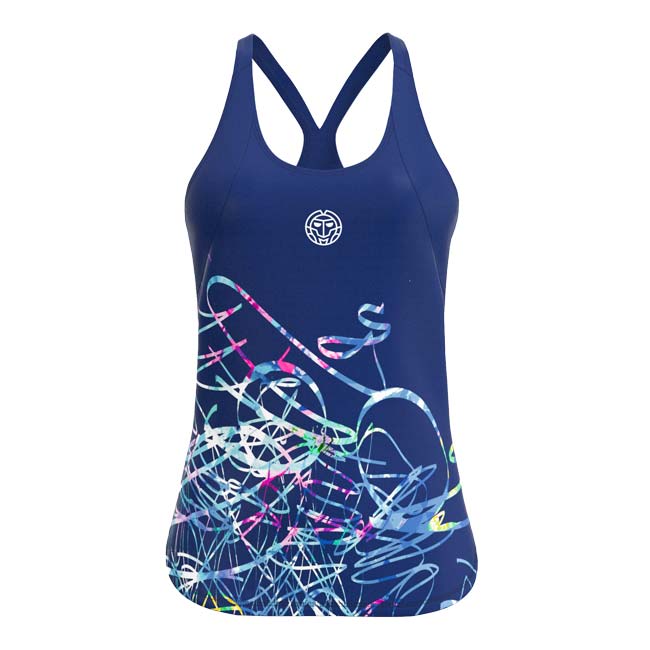 【SALE】2023 FA レディース DECORATION タンクトップ PADEL W2580001-DBL ダークブルー