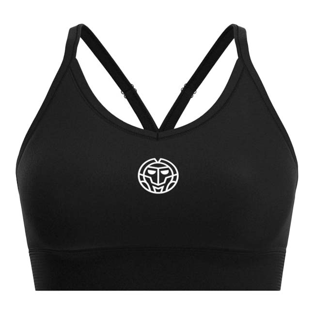 【SALE】レディース CREW ローサポート ストラッピーブラ スポーツブラ 「定番」 W1150003-BK ブラック