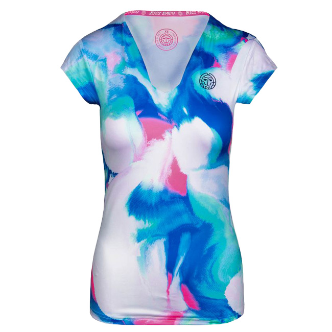 【SALE】2022 SS レディース Bella 2.0 (ベラ 2.0) テック Vネック 半袖Tシャツ W354009221