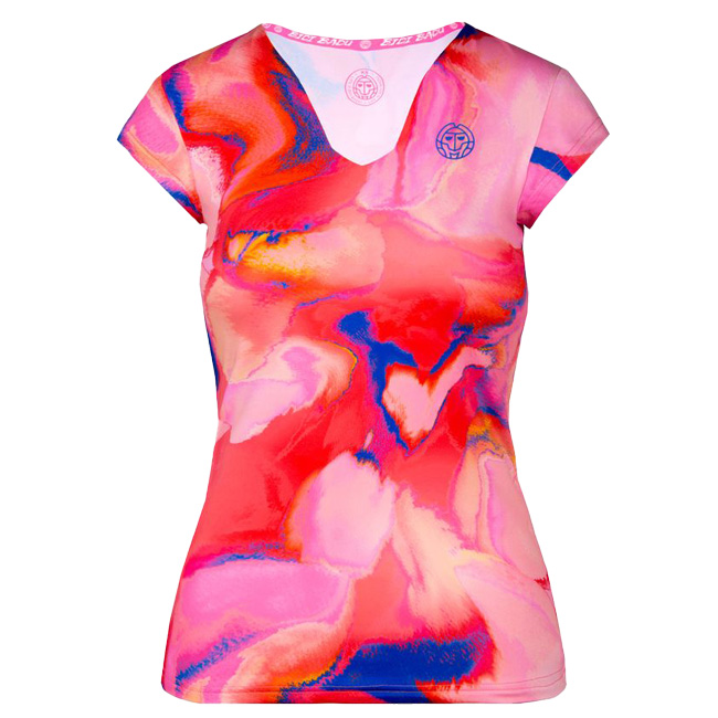 【SALE】2022 SS レディース Bella 2.0 (ベラ 2.0) テック Vネック 半袖Tシャツ W354009221