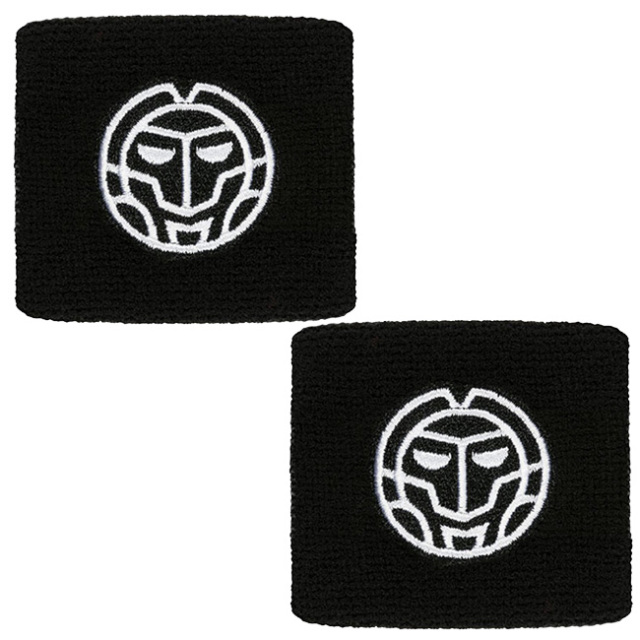 2022SS ユニセックス リル(Lil) ムーブ リストバンド ショート 同色2枚組 A1450001ブラック