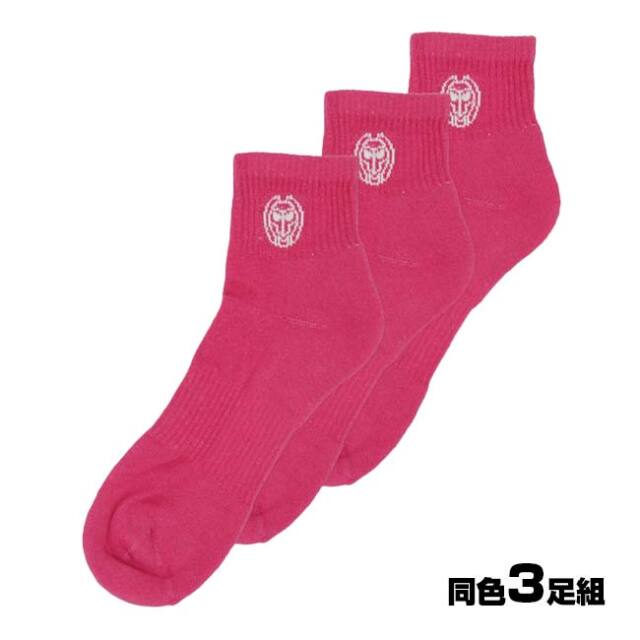 ユニセックス ANCHOR アンカー アンクル ムーブ ソックス 3P S1490007-PKピンク