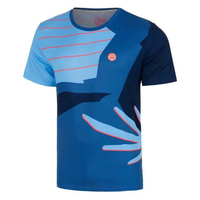 2026 FS ジュニア(ボーイズ) ヘイラグーナ 全豪OPEN ゲームシャツ BB80013-605 ブルー×コーラル