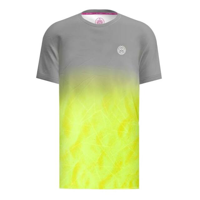 【SALE】2024 SS メンズ BEACH SPIRIT ビーチスピリット 半袖Tシャツ M2620031-GRNYW グレー×Ｎ.イエロー