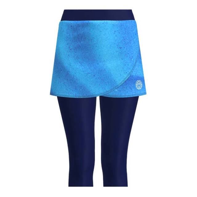 【SALE】2024 SS レディース BEACH SPIRIT ビーチスピリット スカプリ スカート付きカプリパンツ W1410003-DBLBL