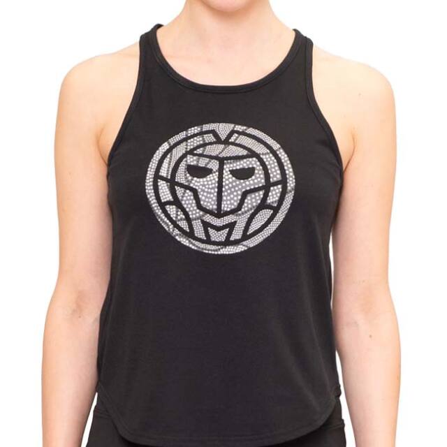 【SALE】2023 FA レディース PROTECTED LEAFS チル タンクトップ W1580011-BKWH ブラック×ホワイト