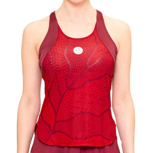 【SALE】2023 FA レディース PROTECTED LEAFS タンクトップ W1580001-BO ボルドー