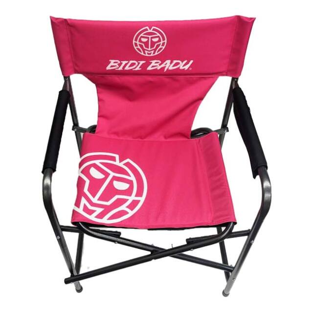 ディレクターズチェア ロゴマーク入り ★お客様組立商品★ BBDRTCHR-ピンク