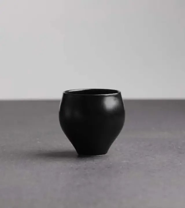 酎呑み 黒マット「お湯割り専用酒器」