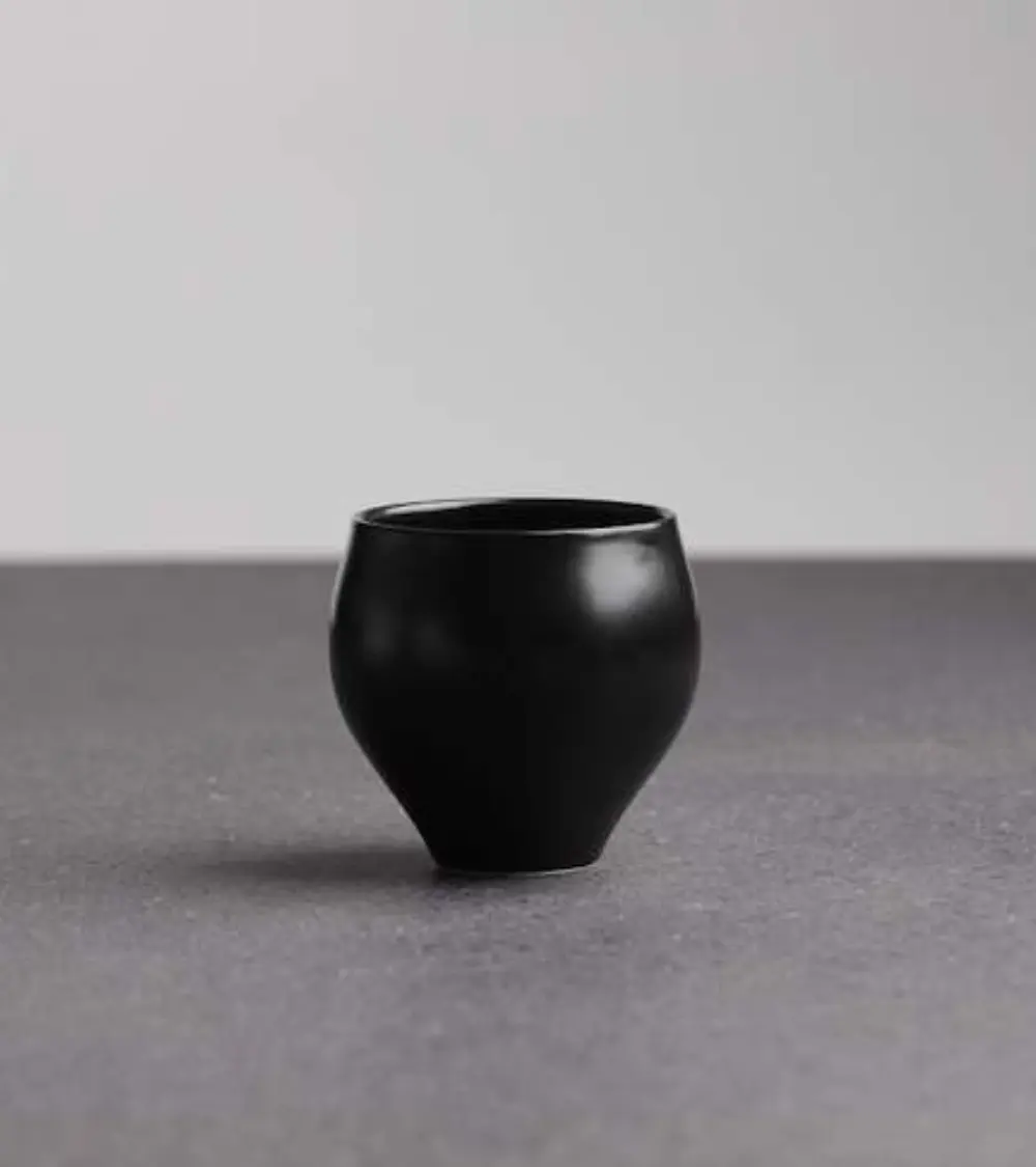 酎呑み 黒マット「お湯割り専用酒器」