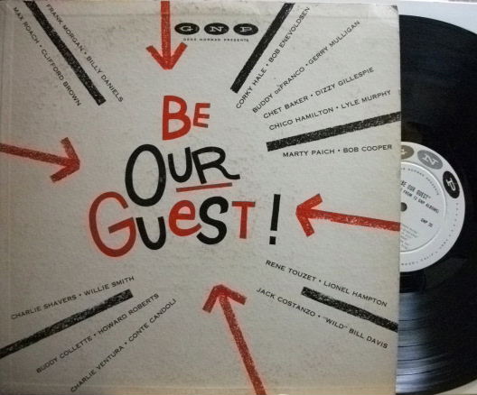【米GNP mono】V.A./Be Our Guest (Max Roach=Clifford Brown, Frank Morgan, Marty Paich, etc)
