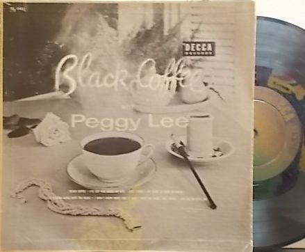 【米Decca 10' mono】Peggy Lee/Black Coffee (激レア)