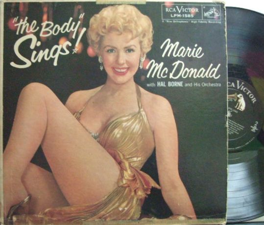 【米RCA Victor mono】Marie McDonald/The Body Sings