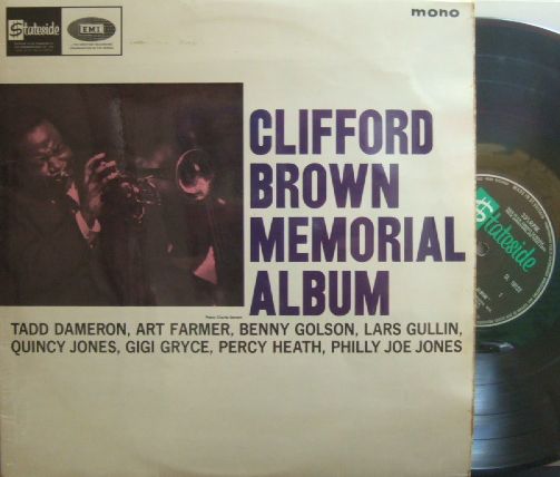 【英Stateside mono】Clifford Brown/Memorial Album (Art Farmer, Gigi Gryce, Benny Golson, etc)
