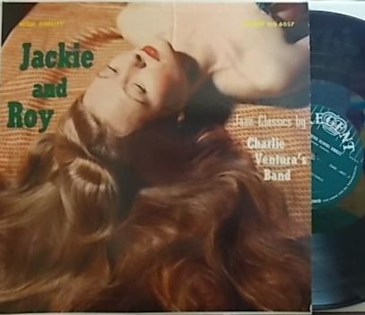 【米Regent mono】Jackie And Roy with Charlie Ventura's Jazz Combo/Jazz Classics By Charlie Ventura's Band