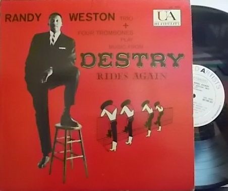 【米United Artists mono】Randy Weston/Destry Rides Again (Elvin Jones) promo