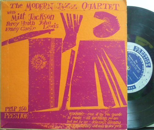 【米Prestige 10' mono】The Modern Jazz Quartet/With Milt Jackson