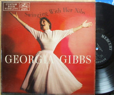 【米Mercury mono】Georgia Gibbs/Swinging with Her Nibs