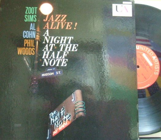 【米United Artists mono】Zoot Sims, Al Cohn, Phil Woods/Jazz Alive! A Night At The Half Note