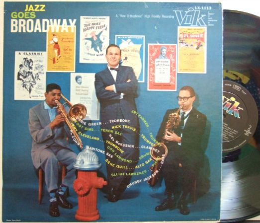 【米Vik mono】Elliot Lawrence/Jazz Goes Broadway (Zoot Sims, Al Cohn, Art Farmer, etc)