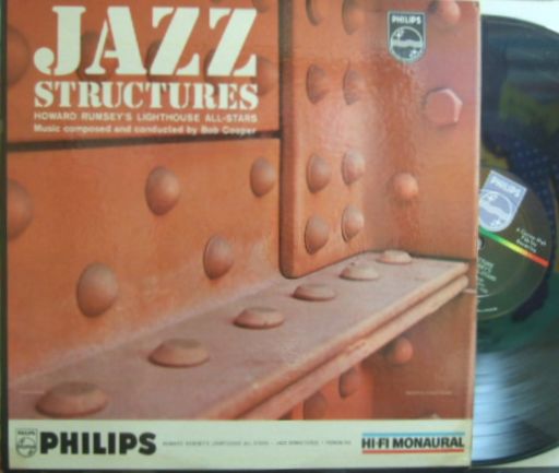 【米Philips mono】Howard Rumsey's Lighthouse All-Stars/Jazz Structures (Bob Cooper, Cante Condoli, Bud Shank, etc)