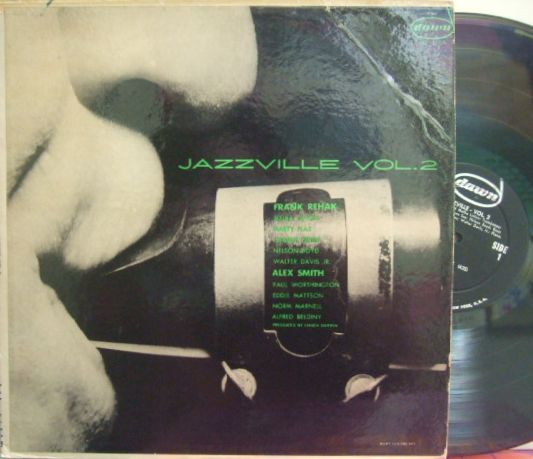 【米Dawn mono】Frank Rehak, Alex Smith/Jazzville Vol.2 (Walter Davis Jr, Melba Liston, Charlie Persip, etc)
