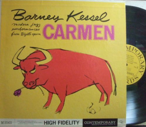 【米Contemporary mono】Barney Kessel/Carmen (Victor Feldman, Andre Previn, etc)