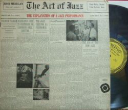 【米Epic mono】John Mehegan/The Act Of Jazz (Dave Bailey, Ernie Furtado)