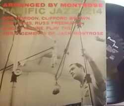 【米Pacific Jazz mono】Bob Gordon, Clifford Brown/Arranged By Montrose (Zoot Sims, Russ Freeman, etc)