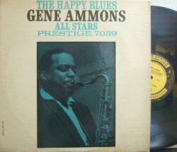 【米Prestige mono】Gene Ammons/The Happy Blues (Jackie McLean, Art Farmer, Duke Jordan, etc)
