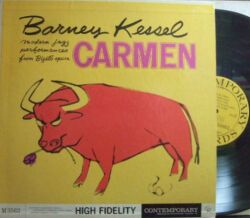 【米Contemporary mono】Barney Kessel/Carmen (Victor Feldman, Andre Previn, etc)