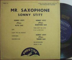 【米Prestige 10' mono】Sonny Stitt/Mr. Saxophone (Kenny Drew, Junior Mance, Art Blakey, etc)