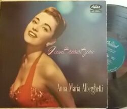 【米Capitol mono】Anna Maria Alberghetti/I Can't Resist You
