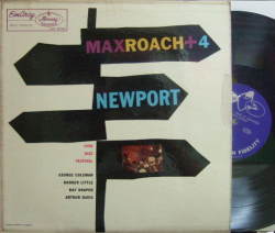 【米EmArcy mono】Max Roach/Plus Four : Newport (Booker Little, George Coleman)