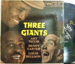 【米Verve mono】Art Tatum, Benny Carter, Louis Bellson/The Three Giants