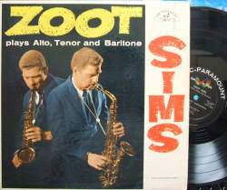 【米ABC-Paramount mono】Zoot Sims/plays Alto, Tenor and Baritone