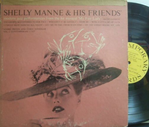 【米Contemporary mono】Shelly Manne & His Friends/My Fair Lady (Andre Previn) レアなロゴなし
