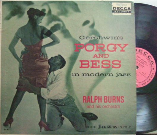 【米Decca mono】Ralph Burns/Porgy And Bess in Modern Jazz (Al Cohn, Eddie Costa, Barry Galbraith, etc) promo