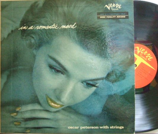 【米Verve mono】Oscar Peterson/In A Romantic Mood (レアな赤レーベル)