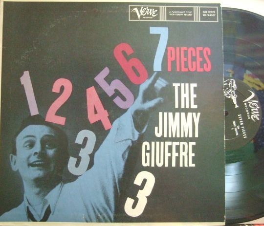 【米Verve mono】The Jimmy Giuffre 3/7 Pieces (Jim Hall, Red Mitchell)