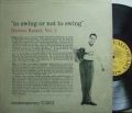 【米Contemporary mono】Barney Kessel/Vol.3, To Swing or Not To Swing