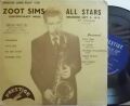 【米Prestige 10' mono】Zoot Sims/All Stars (Al Cohn, George Wallington, Art Blakey, etc)