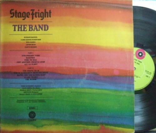 【英Capitol】The Band/Stage Fright (グリーン・レーベル)