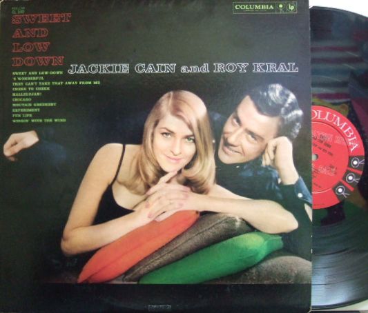 【米Columbia mono】Jackie & Roy/Sweet And Low Down (Barney Kessel, Anthony Ortega, etc) promo