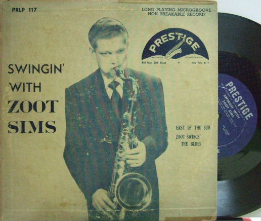 【米Prestige 10' mono】Zoot Sims/Swingin' with Zoot Sims