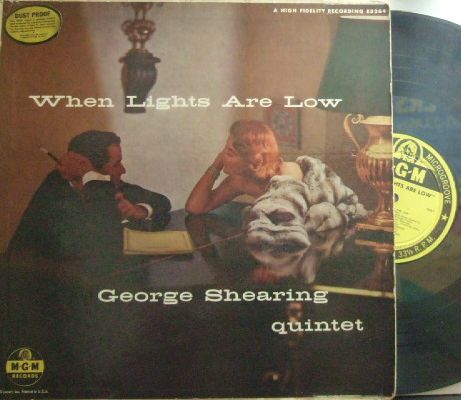 【米MGM mono】George Shearing/When Lights Are Low (with Teddi King)