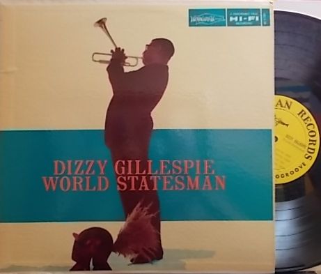 【米Norgran mono】Dizzy Gillespie/World Statesman (Joe Gordon, Phil Woods, Billy Mitchell, Walter Davis, etc)